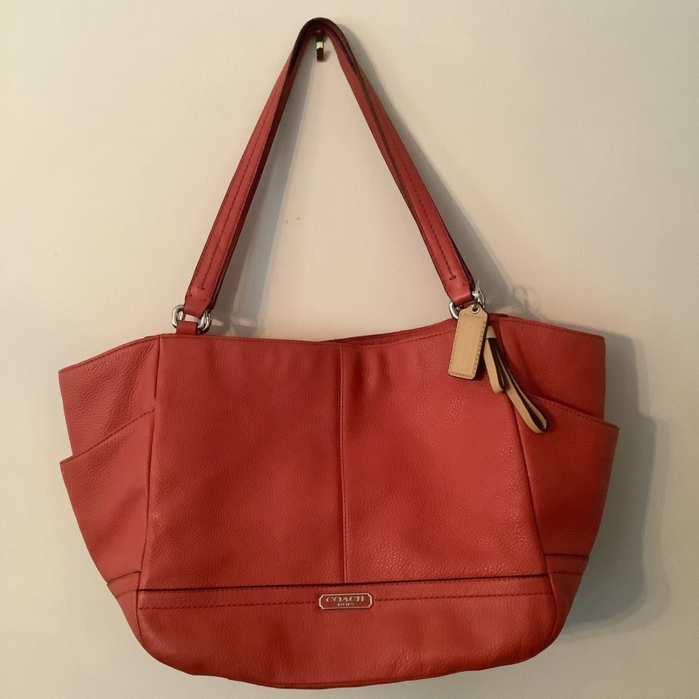 Coach Pebbled Leather Sienna Park Carrie Hobo Bag
